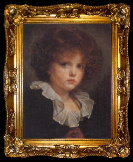 framed  Jean Greuze Boy in Red Waistcoat, ta009-2